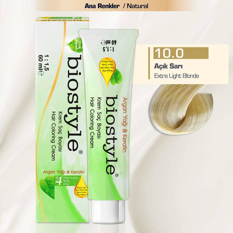 COLORMAX 60ML SAÇ BOYASI (Kopya) (Kopya) - Oranj Kozmetik San. ve Dış Tic. Ltd. Şti. biostyle-10.0-acik-sari-profesyonel-krem-sac-boyasi