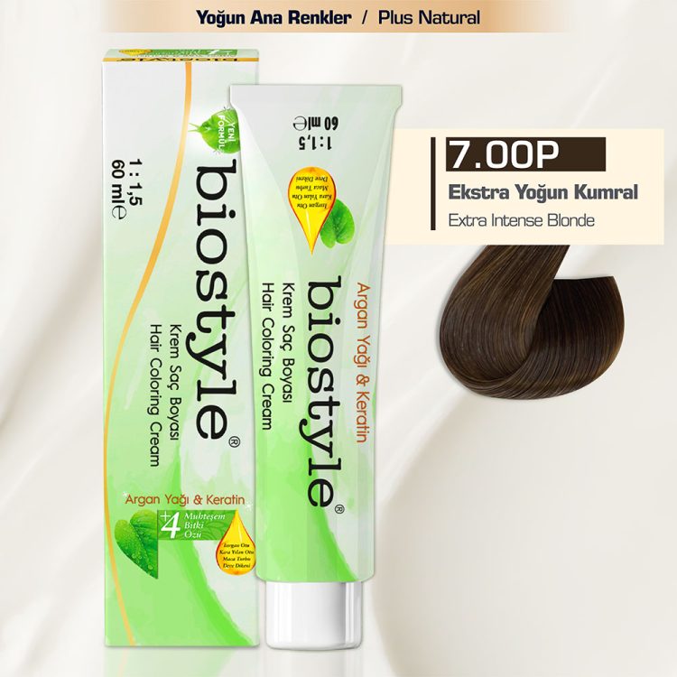 COLORMAX 60ML SAÇ BOYASI (Kopya) (Kopya) - Oranj Kozmetik San. ve Dış Tic. Ltd. Şti. biostyle-7.00P-ekstra-yogun-kumral-profesyonel-krem-sac-boyasi