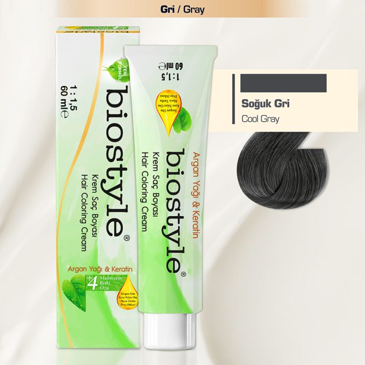 COLORMAX 60ML SAÇ BOYASI (Kopya) (Kopya) - Oranj Kozmetik San. ve Dış Tic. Ltd. Şti. biostyle-soguk-gri-profesyonel-krem-sac-boyasi