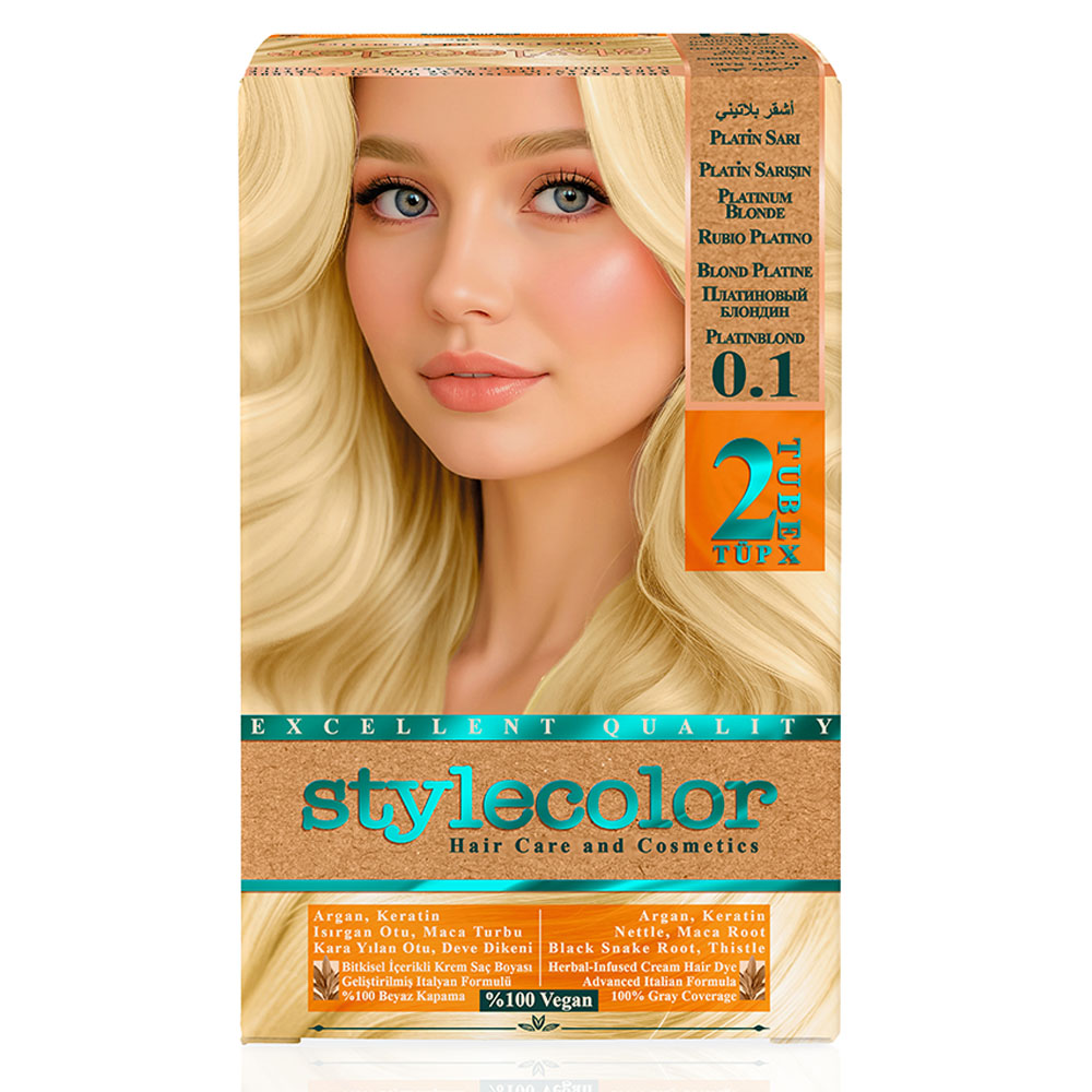 stylecolor 0.1 Platin Sarı Stylecolor 0.1 Platin Sarı - Oranj Kozmetik San. ve Dış Tic. Ltd. Şti.