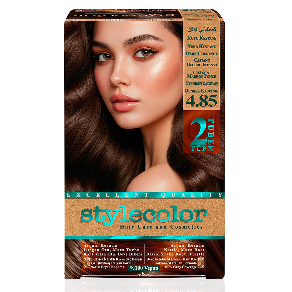 Stylecolor 4.85 Koyu Kestane stylecolor-4.85-koyu-kestane-sac-boya