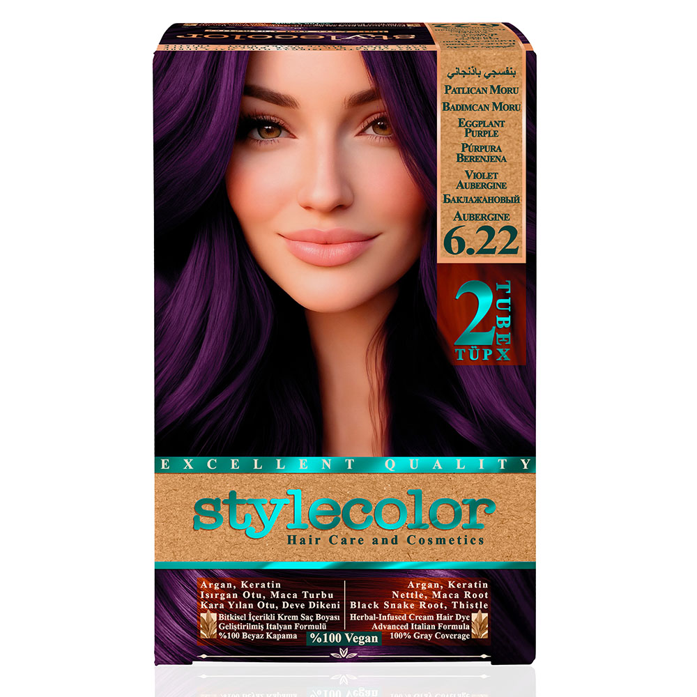 Stylecolor 6.22 Patlıcan Moru stylecolor-6.22-patlican-moru-sac-boya