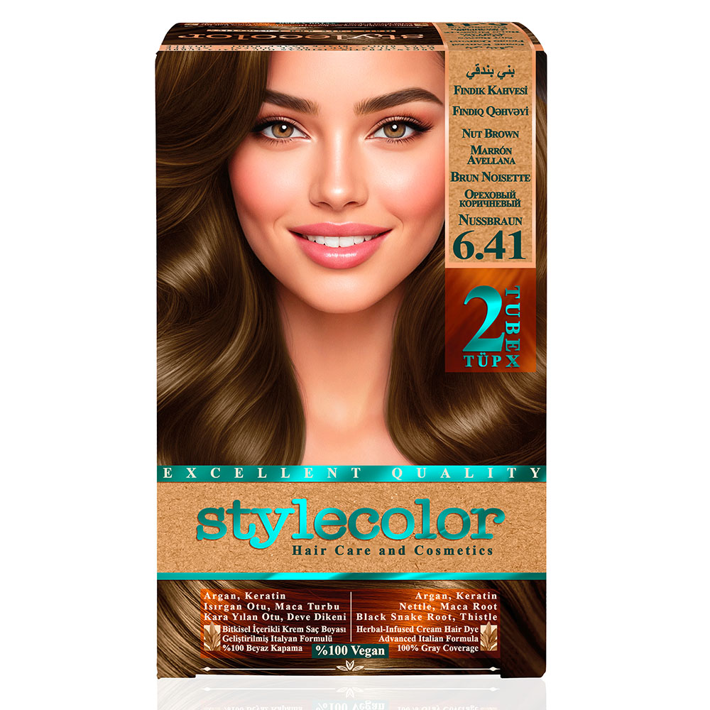 Stylecolor 6.41 Fındık Kahvesi stylecolor-6.41-findik-kahvesi-sac-boya