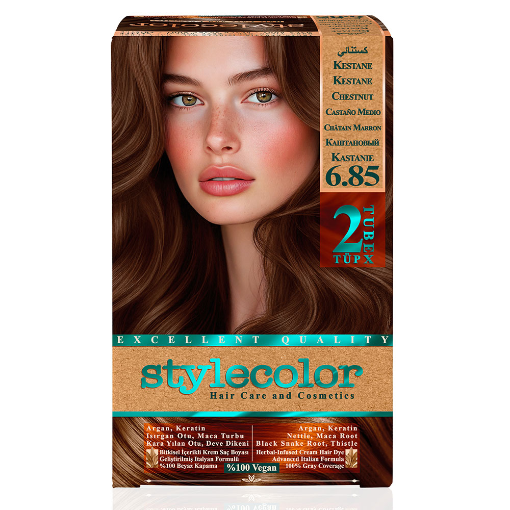 Stylecolor 6.85 Kestane stylecolor-6.85-kestane-sac-boya
