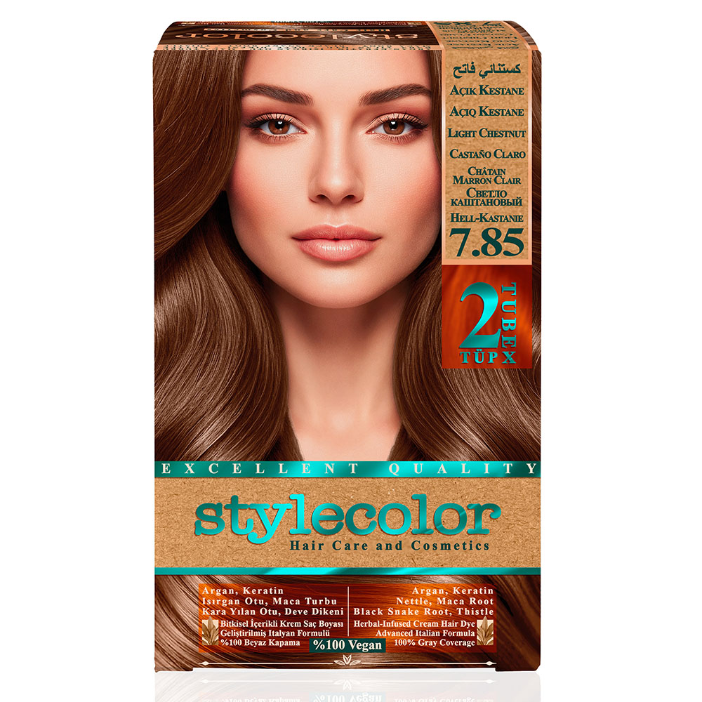 Stylecolor 7.85 Açık Kestane stylecolor-7.85-acik-kestane-sac-boya
