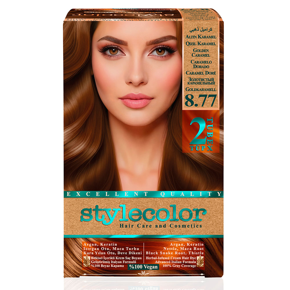 Stylecolor 8.77 Altın Karamel stylecolor-8.77-altin-karamel-sac-boya